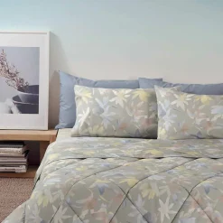 Lenzuola moderne matrimoniali completo Bassetti SUNNY grigio