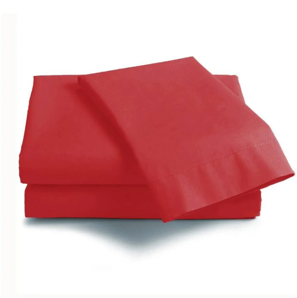 Lenzuola piane di sopra matrimoniale MAXI 300x310 ISTAR rosso
