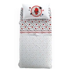 Lenzuola SPIDERMAN WALL Completo letto singolo per bambini
