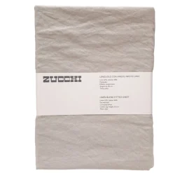 Lenzuolo angoli matrimoniale misto lino effetto stropicciato corda