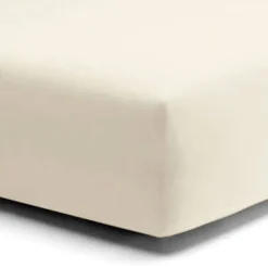 Lenzuolo con Angoli Alti 30 cm Jersey 180x200 avorio matrimoniale