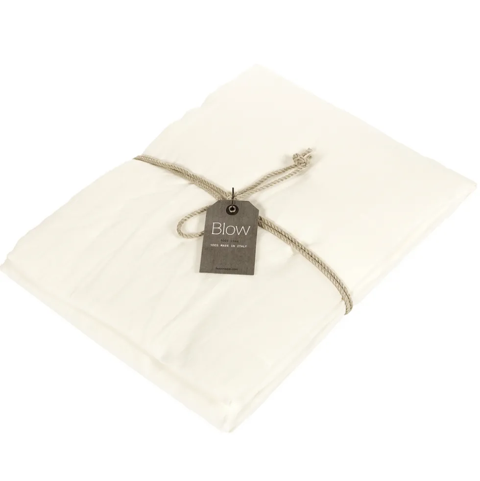 Lenzuolo con angoli Lino 100% FAZZINI Soffio Panna