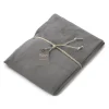 Lenzuolo con angoli Lino 100% FAZZINI Soffio Piombo