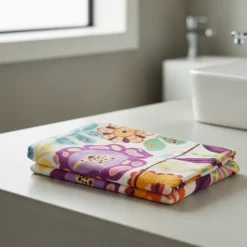 Missoni Home Asciugamano maxi a fiori 70x115 cm Multicolore Rita