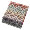 Missoni Home plaid con frange 130x190 cm PERSEO 159 toni caldi