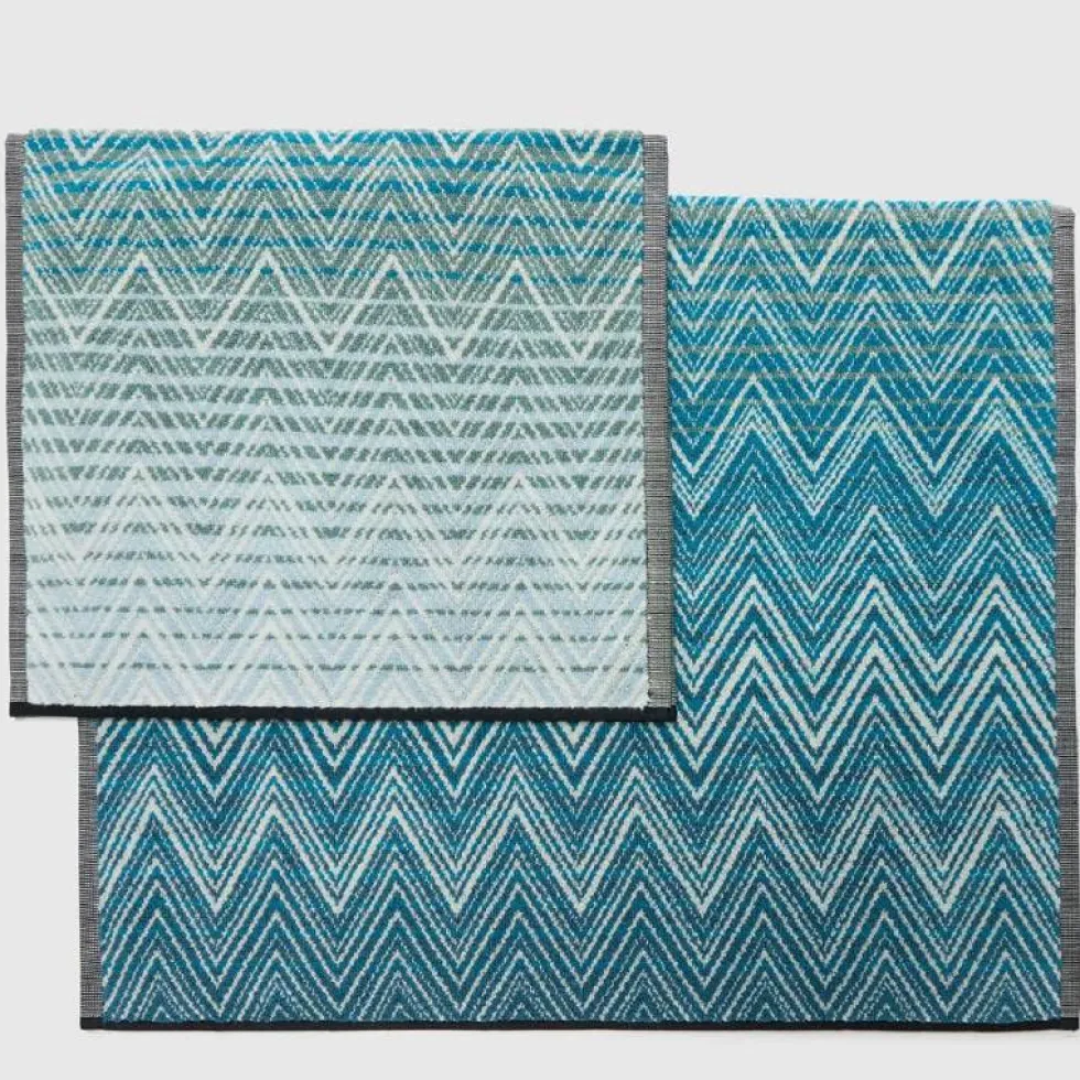 Missoni Home Set 1+1 asciugamani Bagno STONE 174 zig-zag