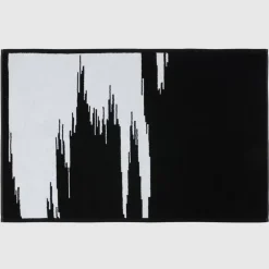 Missoni Home SKUNK 601 tappeto bagno 60x90 cm bianco e nero