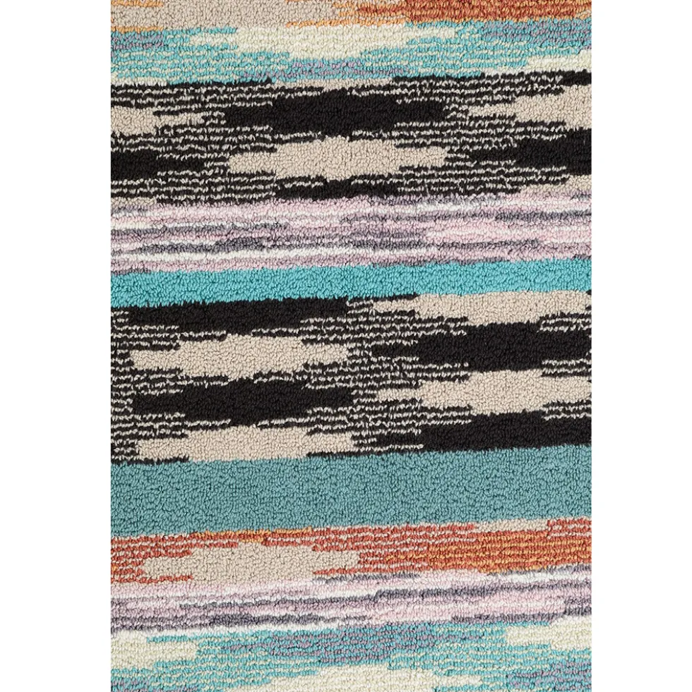 Missoni Home YWAN 159 tappeto bagno 60x90 cm motivo righe e fiamme