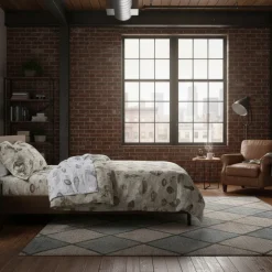 Parure copripiumino con federe MIRABELLO Zeppelin beige