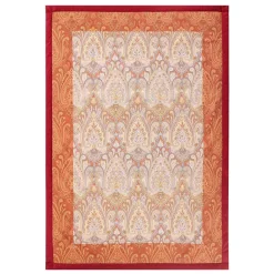 Plaid Bassetti Isolabella R1 - Eleganza Italiana nei Toni del Rosso