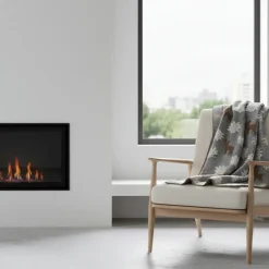 Plaid in Lana Cotta Panna con Cervi e fiocchi grigio - Soffice e Accogliente per Casa