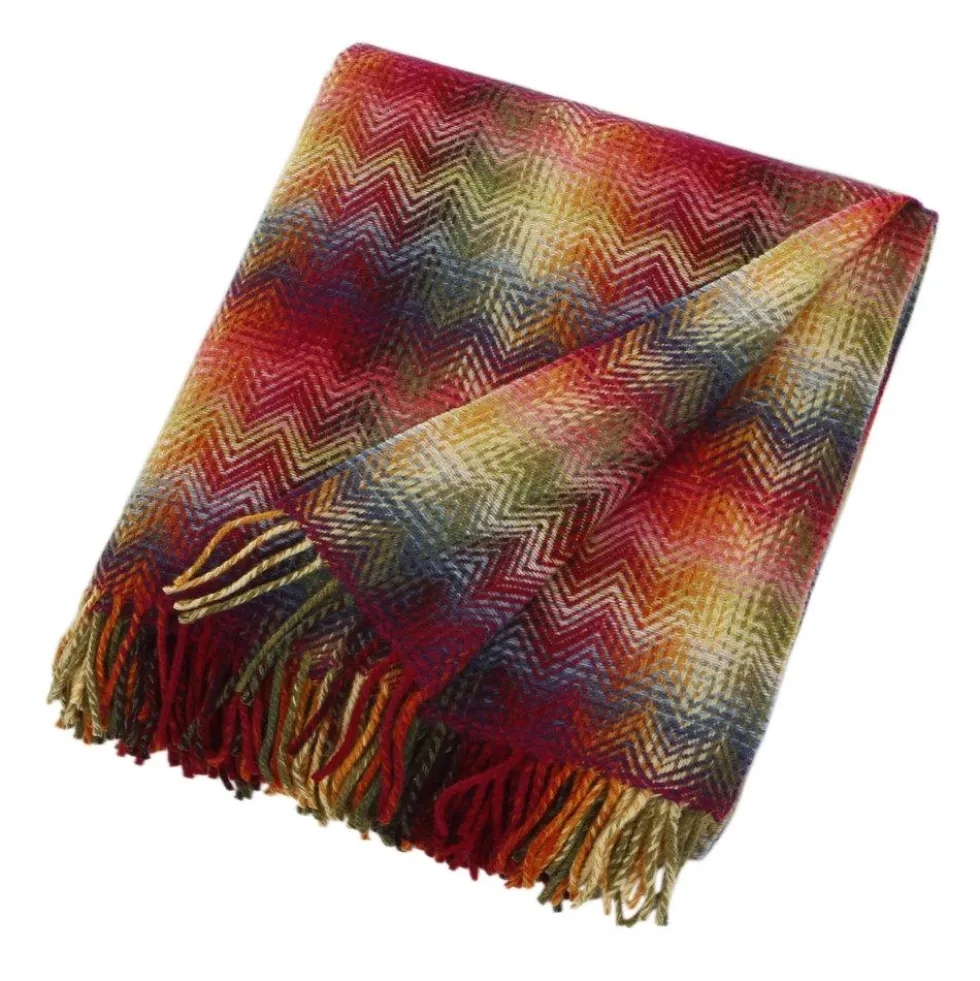 Plaid Missoni Home 130x190cm MONTGOMERY 156 misto lana multicolore