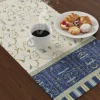 Runner Bassetti Oplontis blu Centrotavola rettangolare 50x150