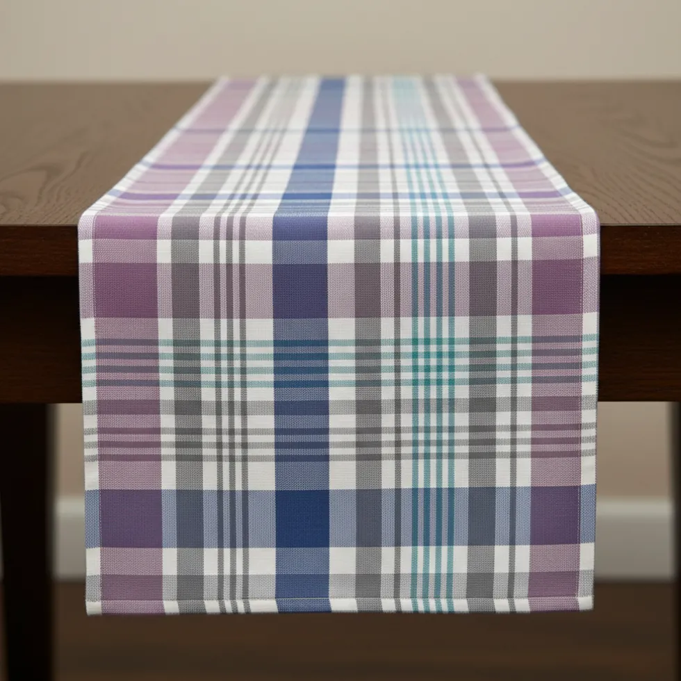 Runner da cucina 45x140 centro tavola EVAN tartan scozzese