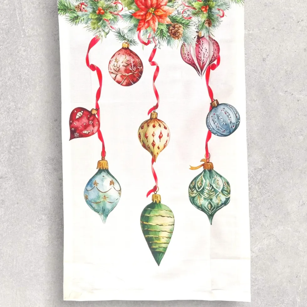 Runner Natalizio Piazza Pitti Holly 50x140 cm