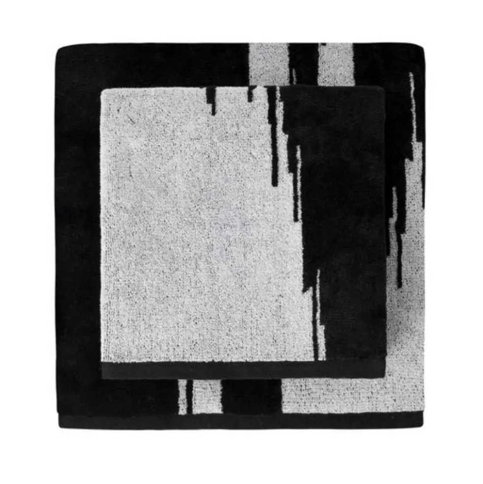 Set asciugamani Bagno Missoni Home Skunk 601 Bianco e Nero