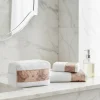 Set Asciugamani 1+1 e Beauty Case Geo Classic Alviero Martini bianco