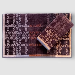 Set Asciugamano con Ospite in spugna Emanuel Ungaro brown