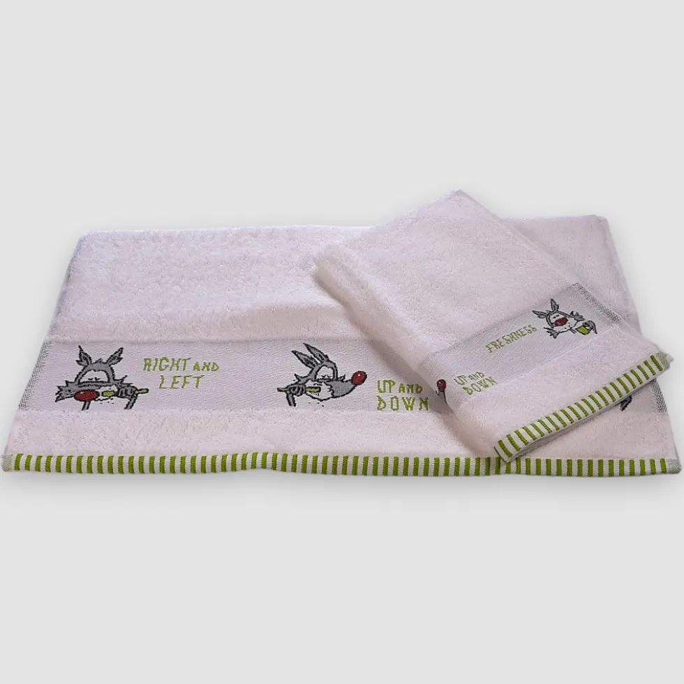 Set 1+1 asciugamano e ospite in spugna Eic-Pi Freshness