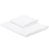 Set asciugamano+ospite in nido d'ape BELLORA Bianco Classico