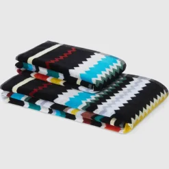 Set asciugamano viso + ospite in spugna Missoni Home CURT 100