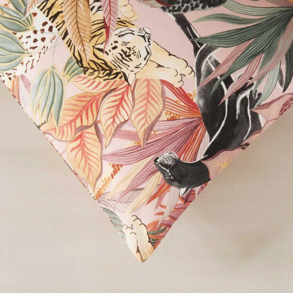 Set Copripiumino "Jungle Rosa" di Bassetti - Puro Cotone e Eco-Friendly
