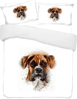 Set copripiumino per letto singolo il mio boxer stampa tridimensionale