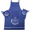 Set da cucina - grembiule+guantone+presina CLUB NAUTICAL blu
