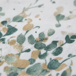 Set Lenzuola-copriletto matrimoniali 100% cotone foliage verde