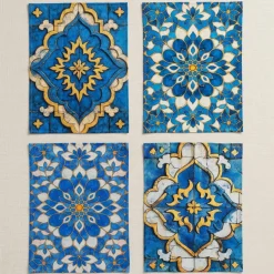 Set 4 Strofinacci Cucina Azulejos 50x70 | Stile Mediterraneo