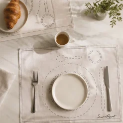Set 2 tovagliette da colazione 50x35 Simone Rugiati Dessert
