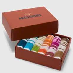Set 6x Lavette bagno in spugna MISSONI HOME Fiammetta 100 Multicolor