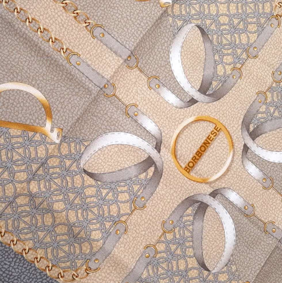 Strofinaccio Cucina BORBONESE canovaccio Foulard grigio 50x70