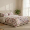 TAG HOUSE Completo Lenzuola Raso Matrimoniale Decor Malva