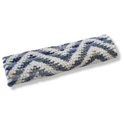 Tappeto arredo multiuso 50x80 antiscivolo zig-zag bluette