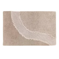 Tappeto Bagno Ankara sabbia Carrara 50x80: Morbidezza Effetto Spa