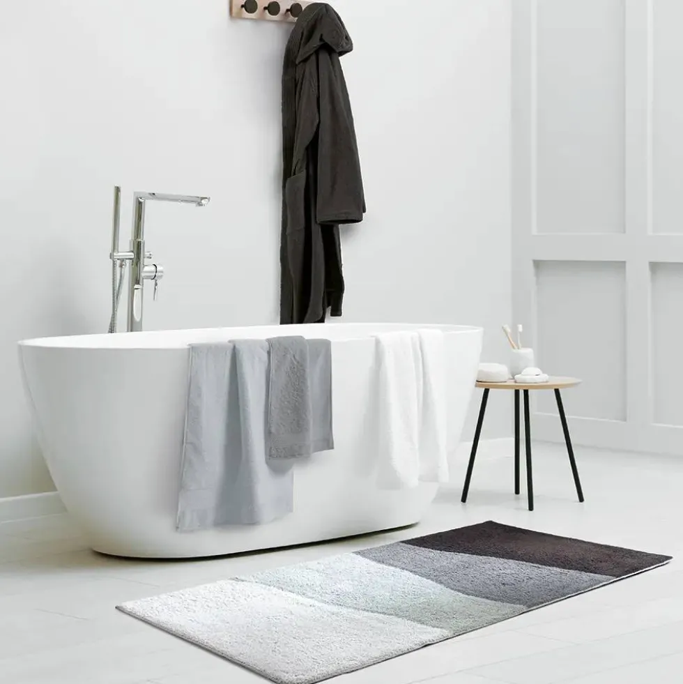 Tappeto Bagno in spugna Gabel Dune grigio 60x100 cm antiscivolo