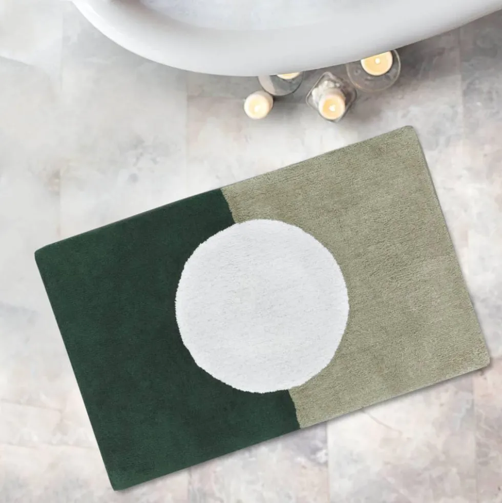 Tappeto bagno scendidoccia Carrara OTTAWA verde 70x110