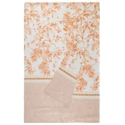 Telo Arredo Bassetti Granfoulard Ibiscus Tattoo 41 270x270 cm - Crema Albicocca