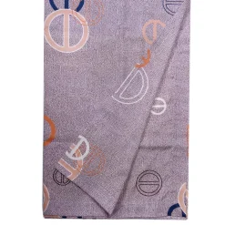 Telo arredo Copriletto estivo Borbonese in raso CLUB 270x265 blu