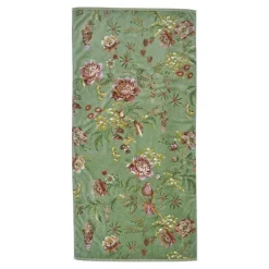 Telo bagno doccia 70x140 in spugna PIP STUDIO Secret Garden verde