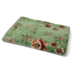 Telo bagno doccia 70x140 in spugna PIP STUDIO Secret Garden verde