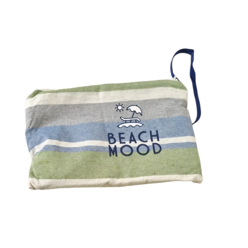 Telo Fouta 90x160 con Pochette | Set Mare Speedy Leggero blue e verde