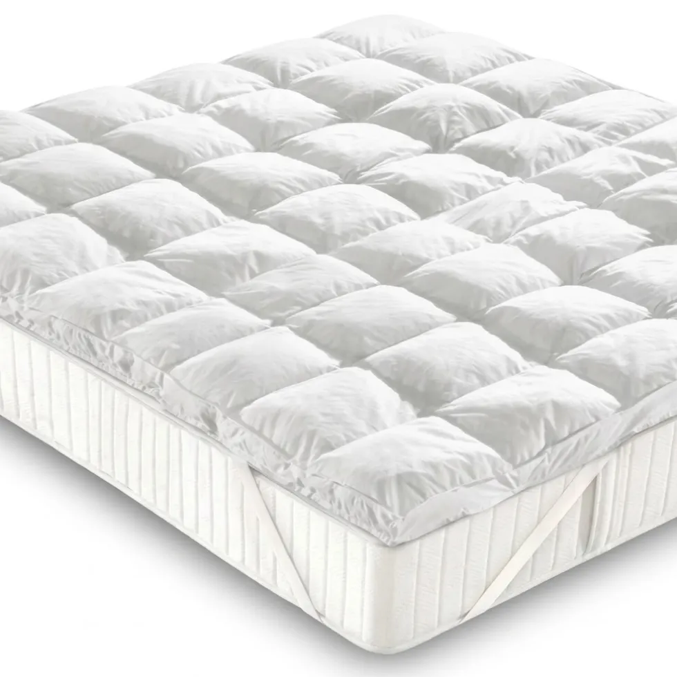 Topper matrimoniali imbottito effetto piuma Supreme 165x200
