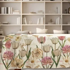 Tovaglia Botanica Tag House Paper 150x180 | Rosa Naturale