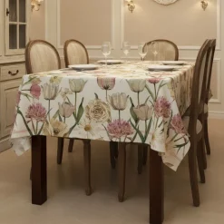 Tovaglia Botanica Tag House Paper 150x180 | Rosa Naturale