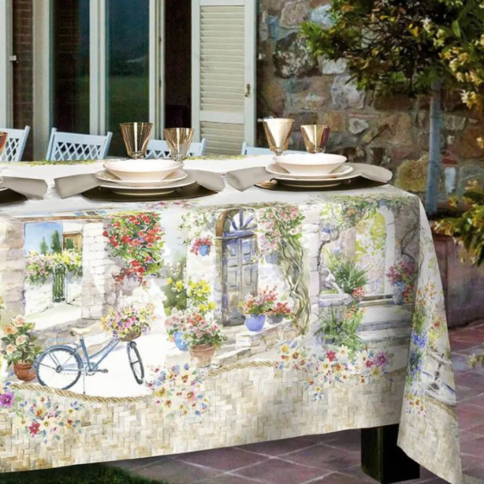 Tovaglia 100% Cotone TESSITURA RANDI Borghetto