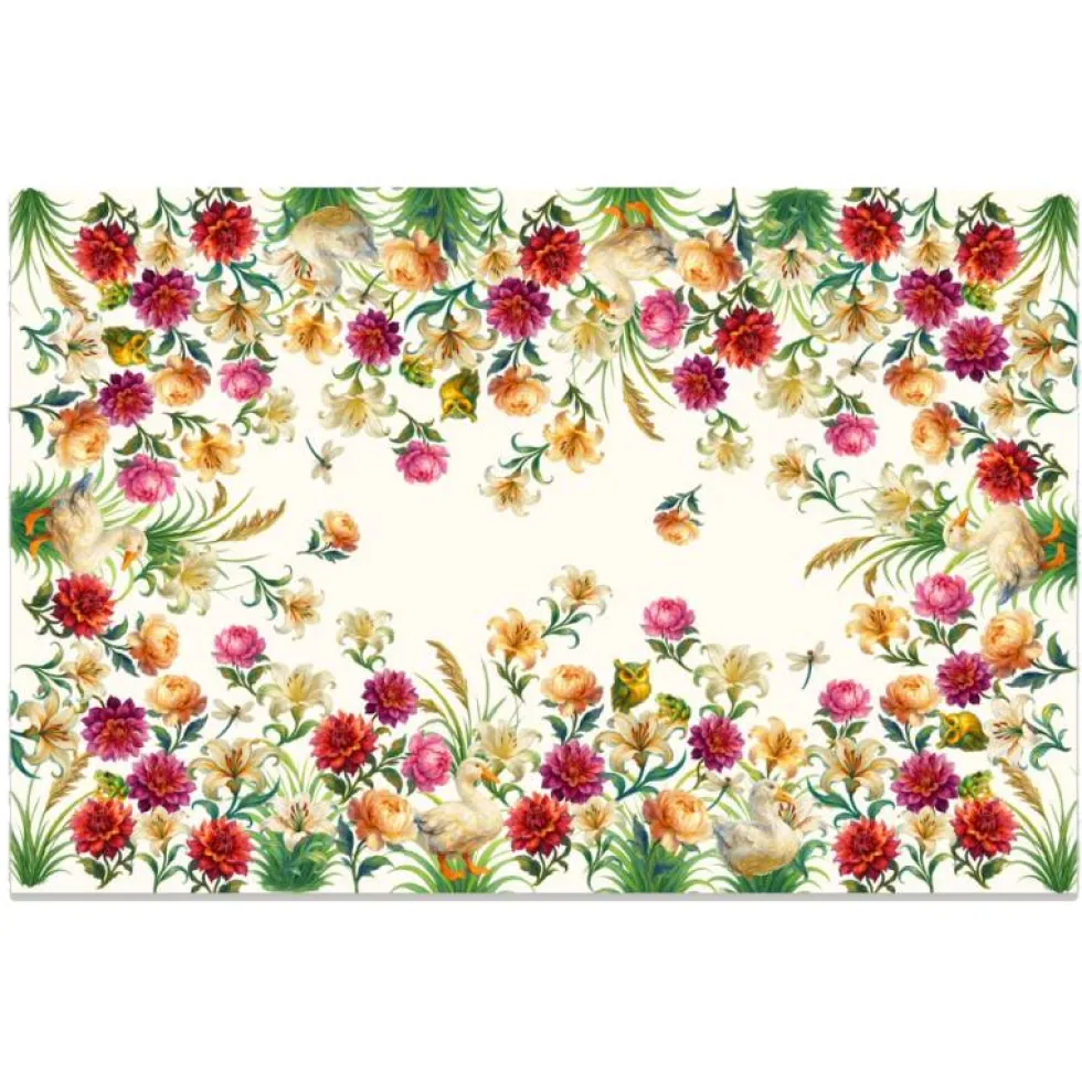 Tovaglia in puro cotone TAG HOUSE Pittorico floreale
