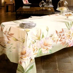Tovaglia rettangolare cotone RANDI BLOOM ALISEO floreale