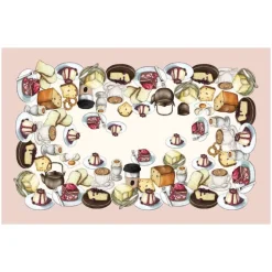 Tovaglia rettangolare in cotone TAG HOUSE Cake stampa digitale